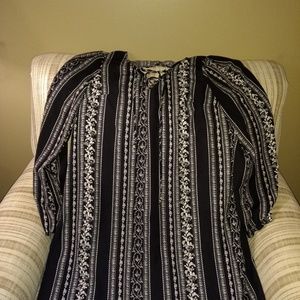 Long sleeve tunic shirt/dress